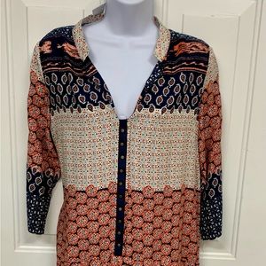 NWT Azbro 3/4 sleeve casual shift dress. Relaxed and comfortable fit. Size L